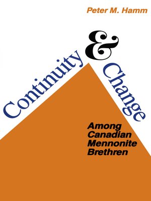 cover image of Continuity and Change Among Canadian Mennonite Brethren